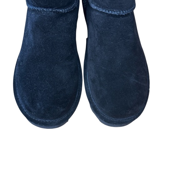 BearPaw Alyssa Black Suede Ankle Boots  Sz: 11 - Picture 6 of 11
